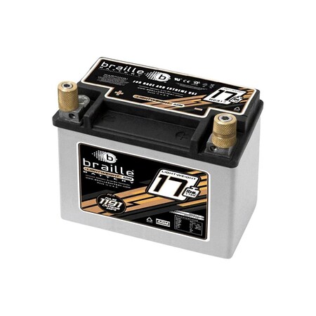 Braille Auto Battery B2317 17 lbs 1191 PCA Lightweight Racing Battery - 6.8 x 4.0 x 6.1 in. BRBB2317